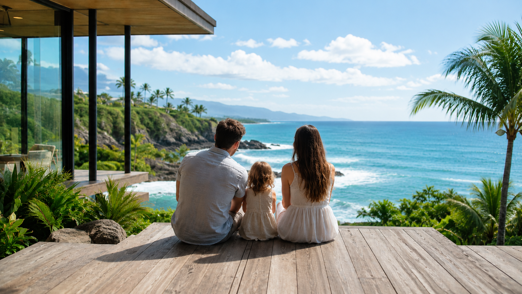 Familia disfrutando de su inversión con Rentabiliza